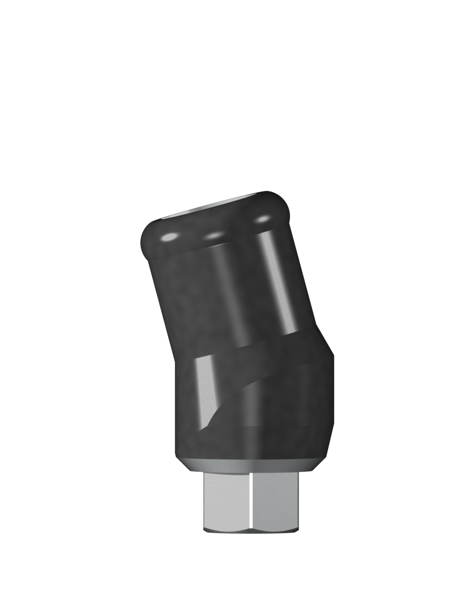 Угловой абатмент Novaloc, 15°, включая винт углового абатмента Novaloc, Тип 1, D 3,5, GH 4,0/5,0
