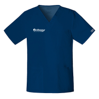 Хирургический топ темно-синий с логотипом Anthogyr, размер XL