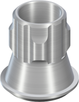 Цилиндрический колпачок Variobase® для моста/балки для абатмента для винтовой фиксации, Ø 3.5 мм, высота абатмента 4 мм, с винтом и вспомогательной деталью для цементирования 3