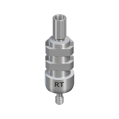 Трансфер оттискный RT для открытой ложки, короткий, высота 15 мм, без захвата, с направляющим винтом