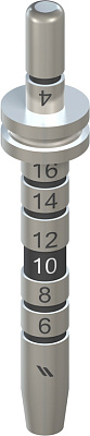 Глубиномер с индикатором расстояния, Ø 2,2/2,8 мм, L 27 мм, Ti