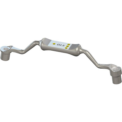 Держатель для втулки Ø 2.8 мм, ограничитель глубины на 1 мм/3 мм, Stainless Steel Держатель для втулки Ø 2.8 мм, ограничитель глубины на 1 мм/3 мм, Stainless Steel