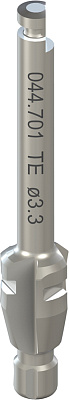 Короткое профильное сверло TE RN, Ø 3,3 мм, L 28 мм, Stainless steel