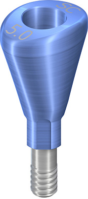 Конический овальный формирователь десны SC, H 5 мм, Ti