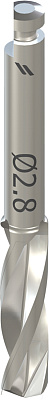 Экстра-короткое cпиральное сверло PRO, Ø 2,8 мм, L 26 мм