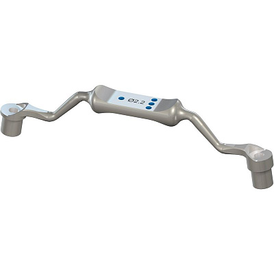 Держатель для втулки Ø 2.2 мм, ограничитель глубины на 1 мм/3 мм, Stainless Steel Держатель для втулки Ø 2.2 мм, ограничитель глубины на 1 мм/3 мм, Stainless Steel