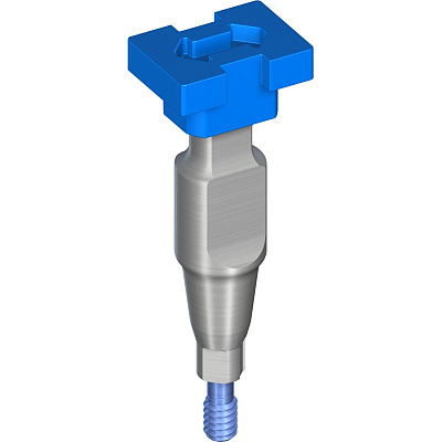 Трансфер оттискный SC для закрытой ложки, короткий, высота 12 мм, с 1 направляющим винтом и 2 колпачками