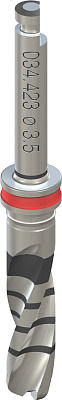Короткое спиральное сверло PRO для хирургии по шаблонам 16 мм, Ø3,5 мм, L 32 мм, Stainless steel